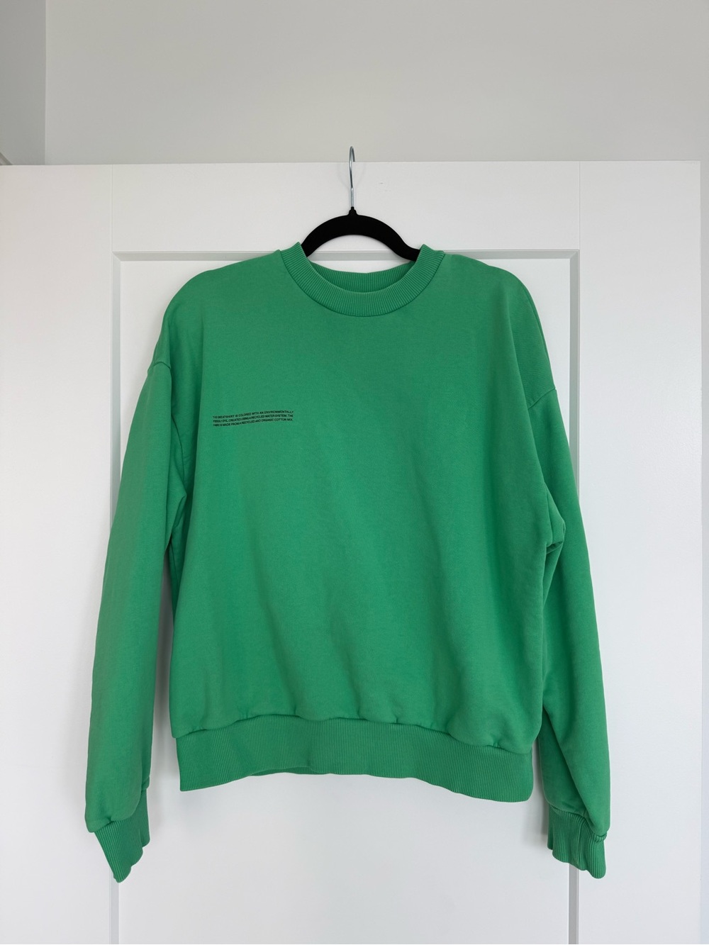 Womenβs Pangaia Green Crewneck Sweater - Casual Pullover